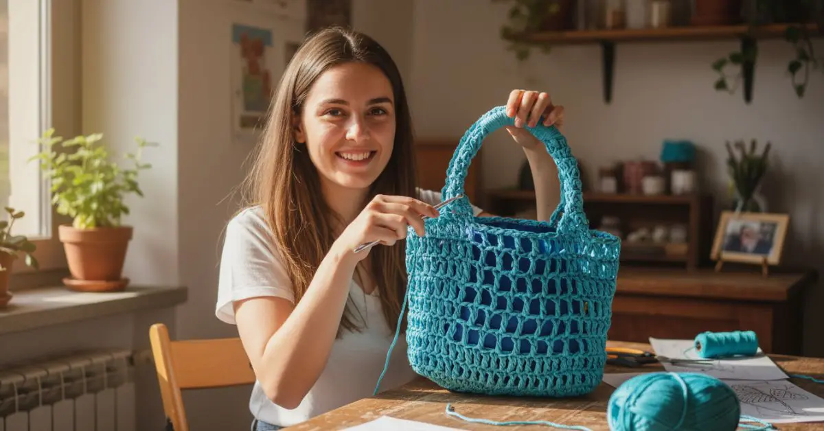 Come fare una borsa in rafia a uncinetto guida passo dopo passo per principiant