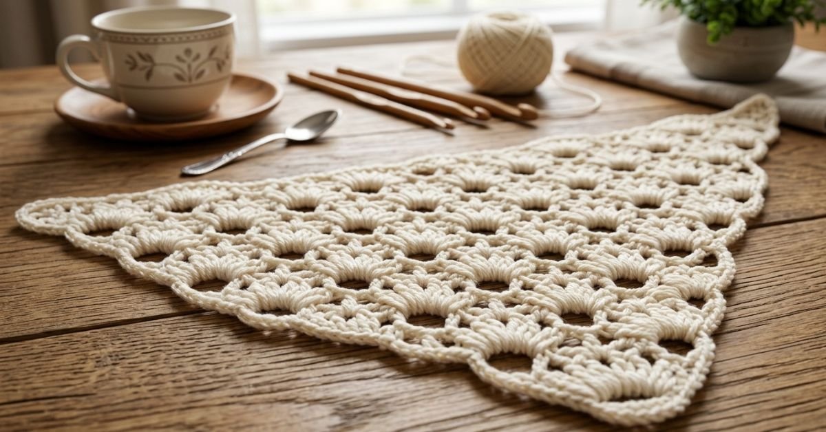 Come fare uno scialle all'uncinetto in poche ore con questo punto semplice