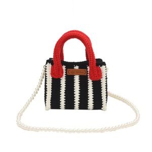 borsa con fettuccia uncinetto nero bianco 844.jpg