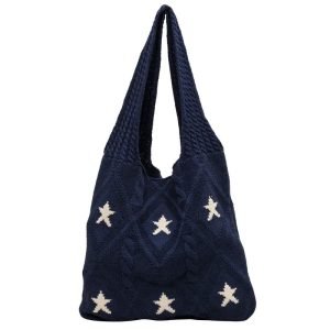 borsa crochet uncinetto borsa a maglia blu scuro 796.jpg