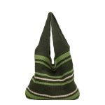 borsa da mare con fettuccia borsa a maglia verde 183.jpg