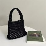 borsa da mare uncinetto nero 822.jpg