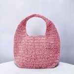 borse fatte a mano con la rafia pink 20cm max length 30cm 156.jpg