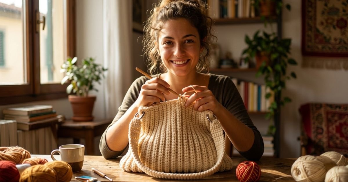 Borsa in cordino all'uncinetto il tutorial completo per un accessorio di tendenza