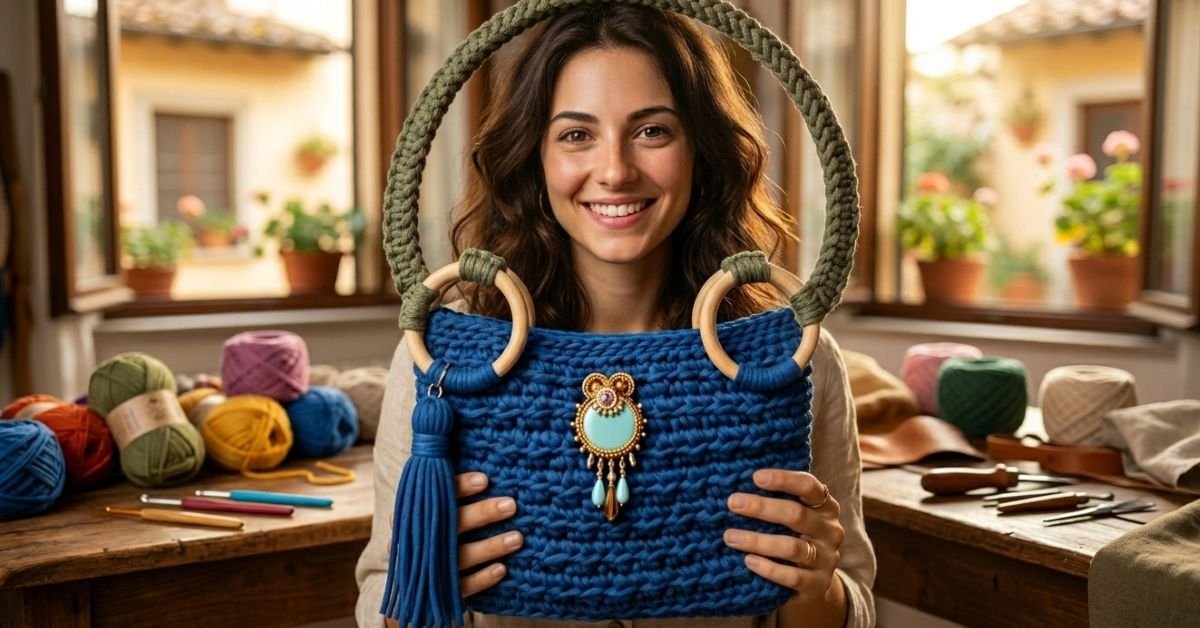 Borse uncinetto fettuccia il tutorial semplice per creare il tuo modello unico