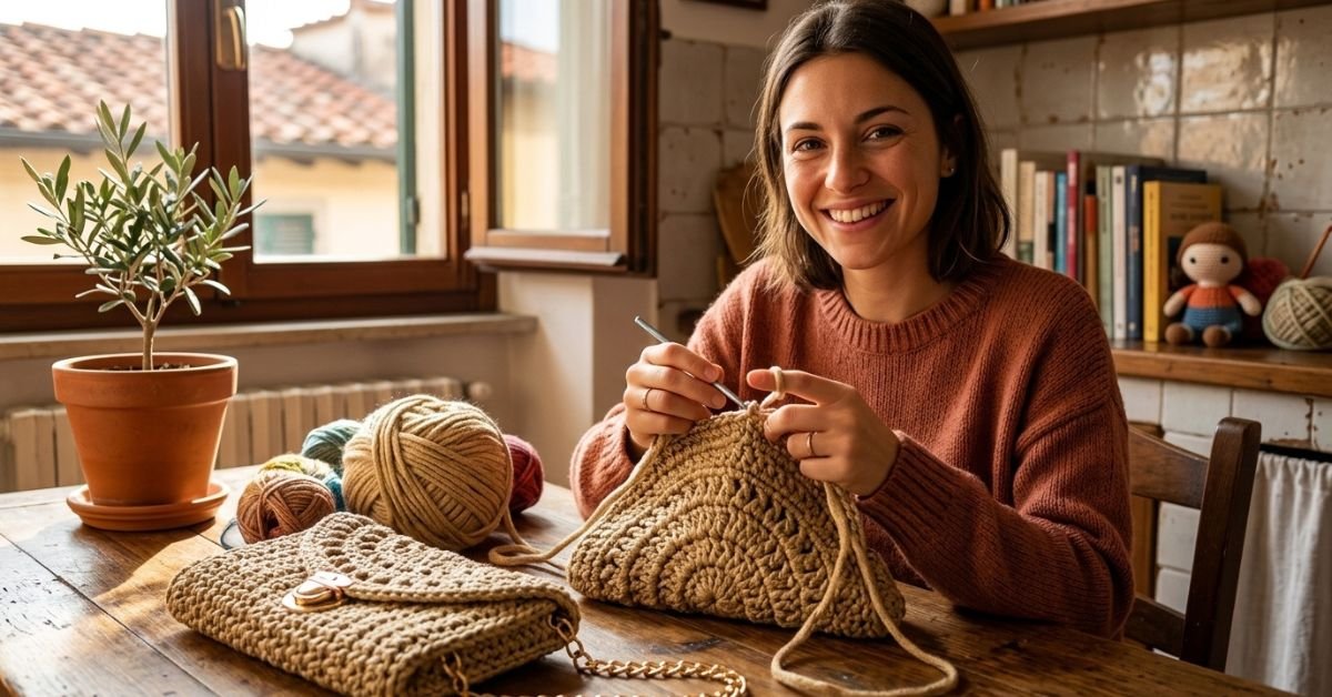 Borsette a uncinetto tutorial passo dopo passo per un look da cerimonia
