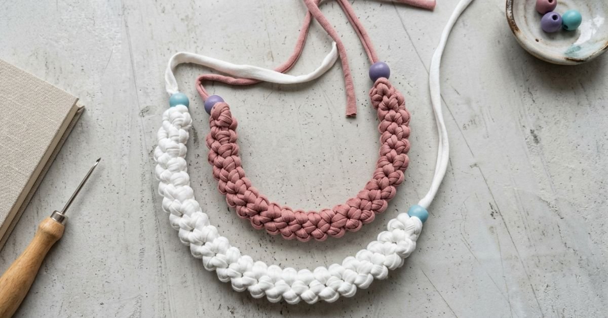 Collana uncinetto estiva il trucco geniale per crearla in 10 minuti