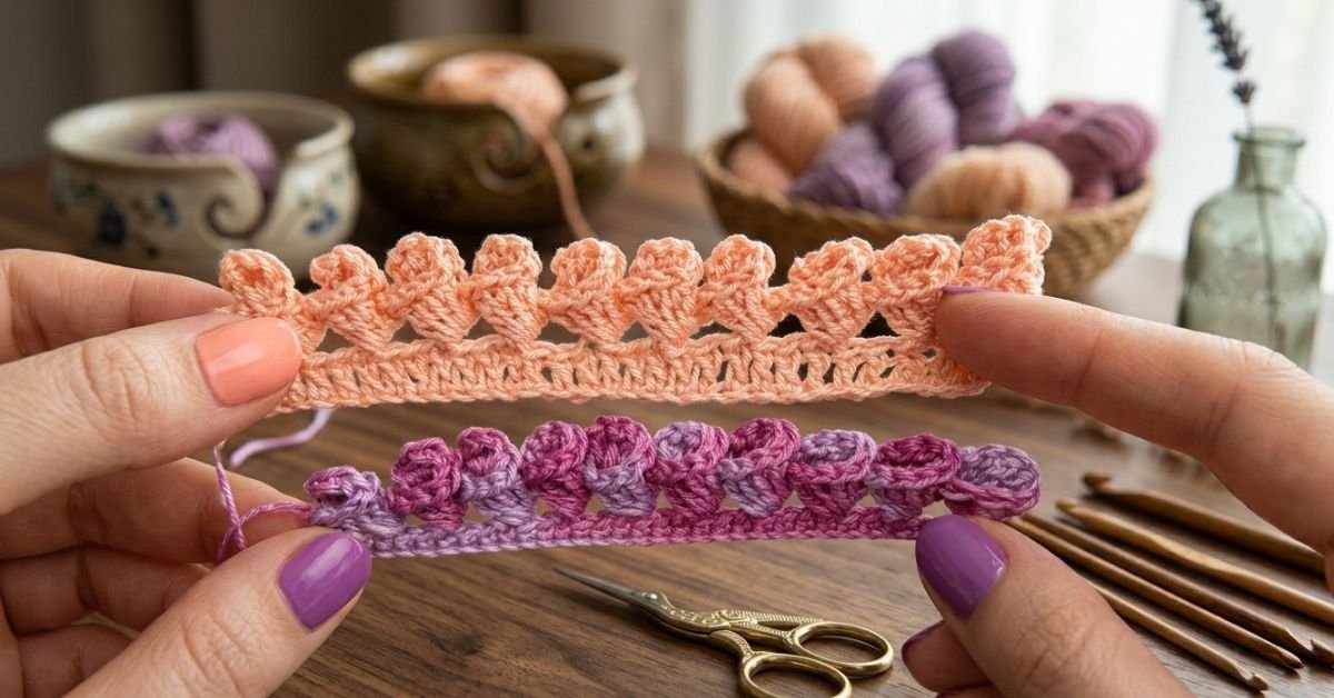 Come fare bordo all'uncinetto su stoffa il segreto per decorazioni 3D spettacolari