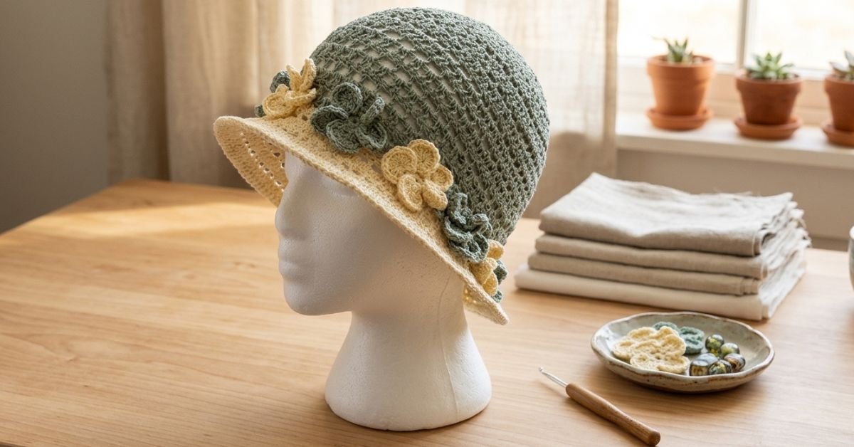 Come fare un cappello all'uncinetto estivo il segreto per un bordo perfetto