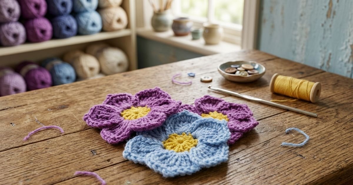 Come fare un fiorellino all'uncinetto il metodo 3D facile e velocissimo