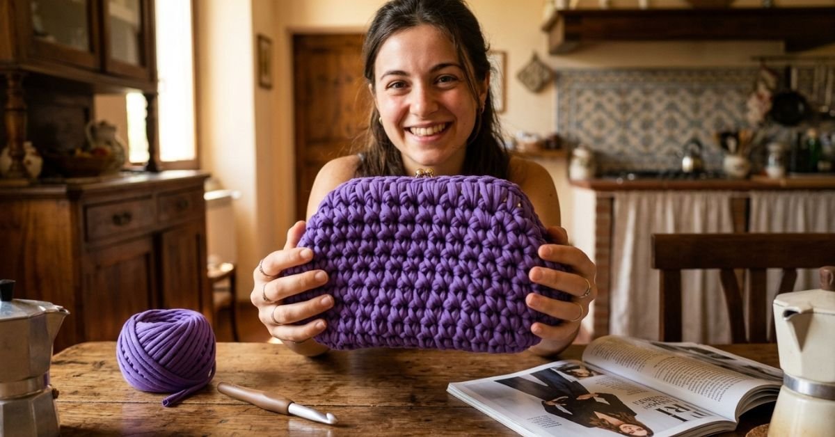 Come si fanno le borse all'uncinetto il modello più facile e chic