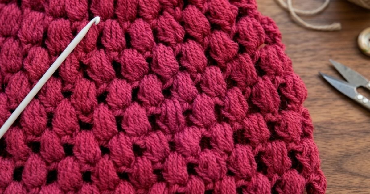 Punto Puff all'uncinetto il segreto per creazioni soffici e in rilievo