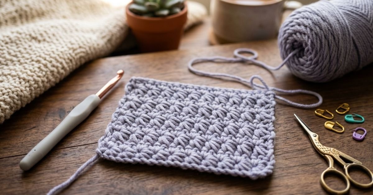 Punto stella uncinetto la guida facile per creare lavori caldi e spessi