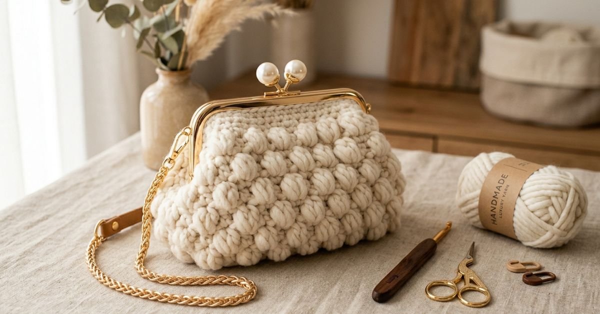 Borsa pasticcino tutorial uncinetto la pochette morbida e gonfia più desiderata da fare
