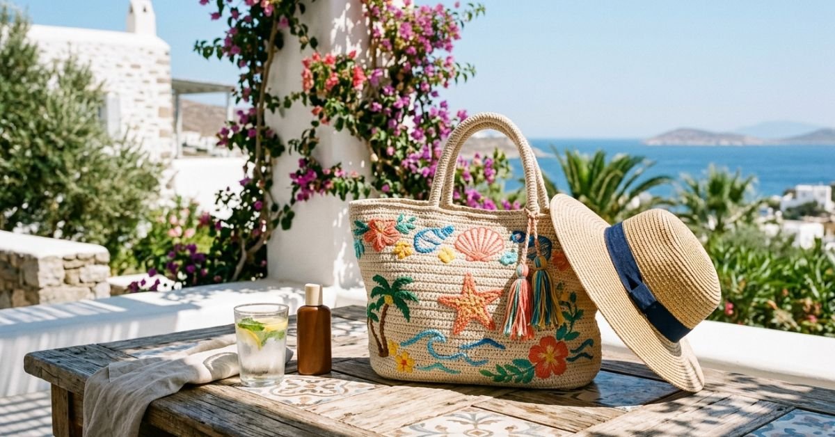Borsa saint barth uncinetto tutorial crea la tua borsa personalizzata con ricamo estivo