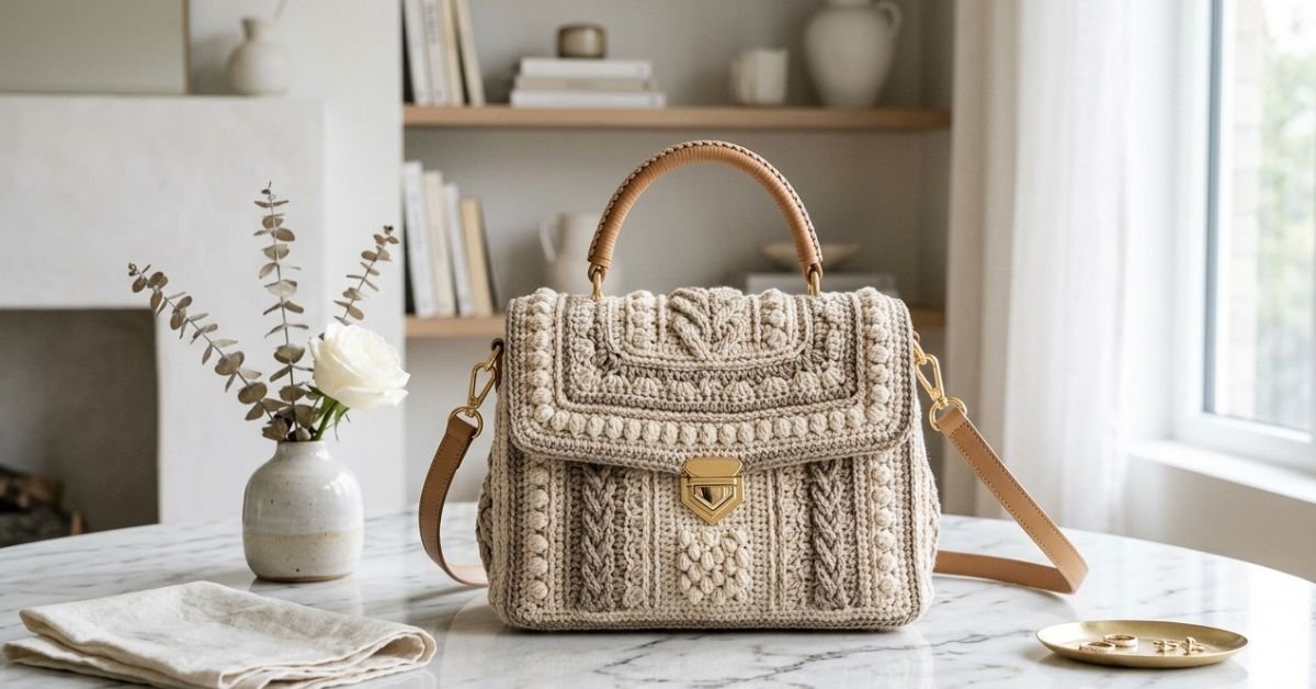 Borsa uncinetto miu miu tutorial come replicare il famoso modello griffato low cost ora