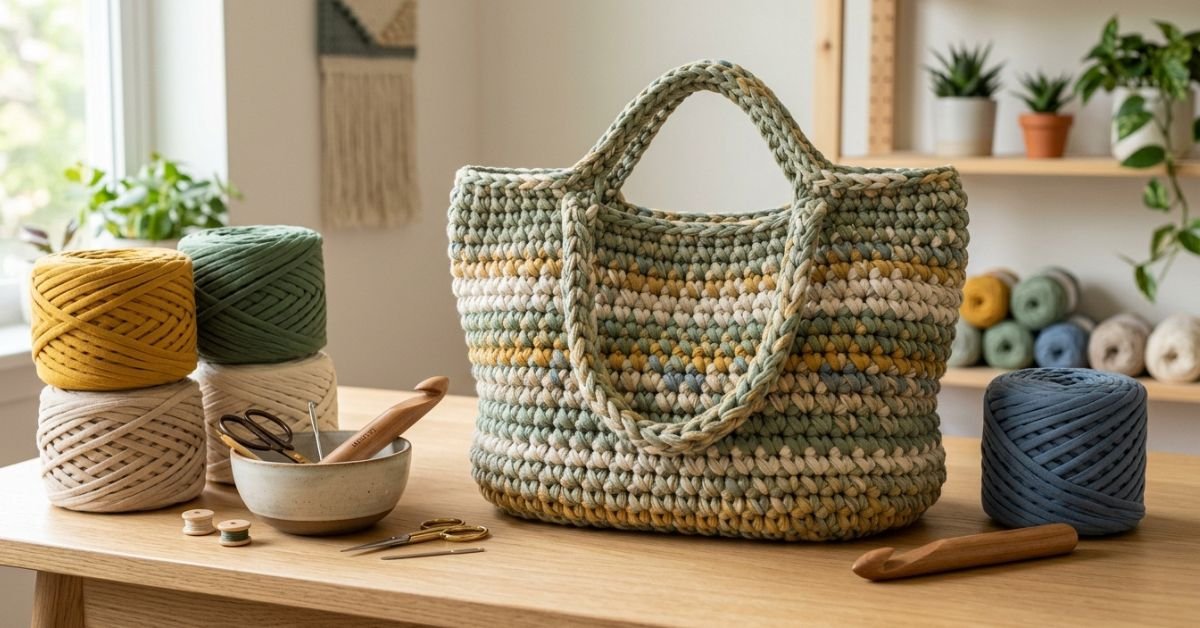 Borsa uncinetto rafia tutorial come ammorbidire il filato per creare modelli da spiaggia
