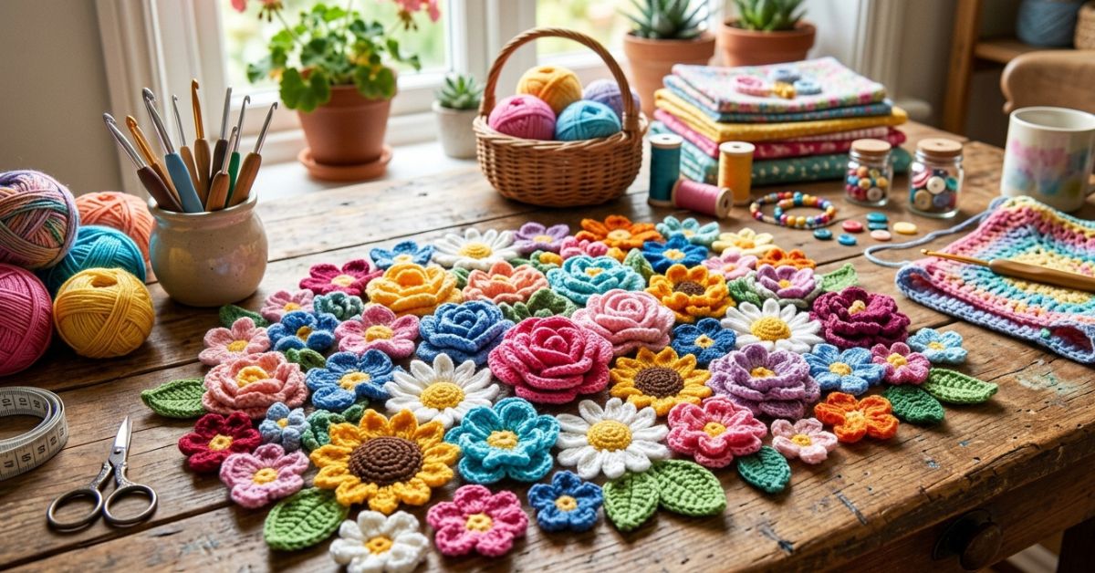 Come fare un fiore all'uncinetto applicazioni bellissime per abbellire i tuoi lavori