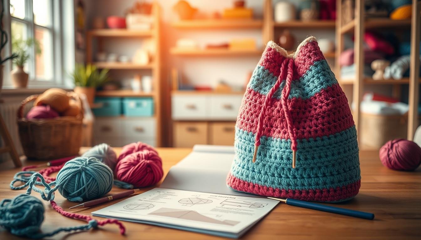 borsa a sacca uncinetto tutorial