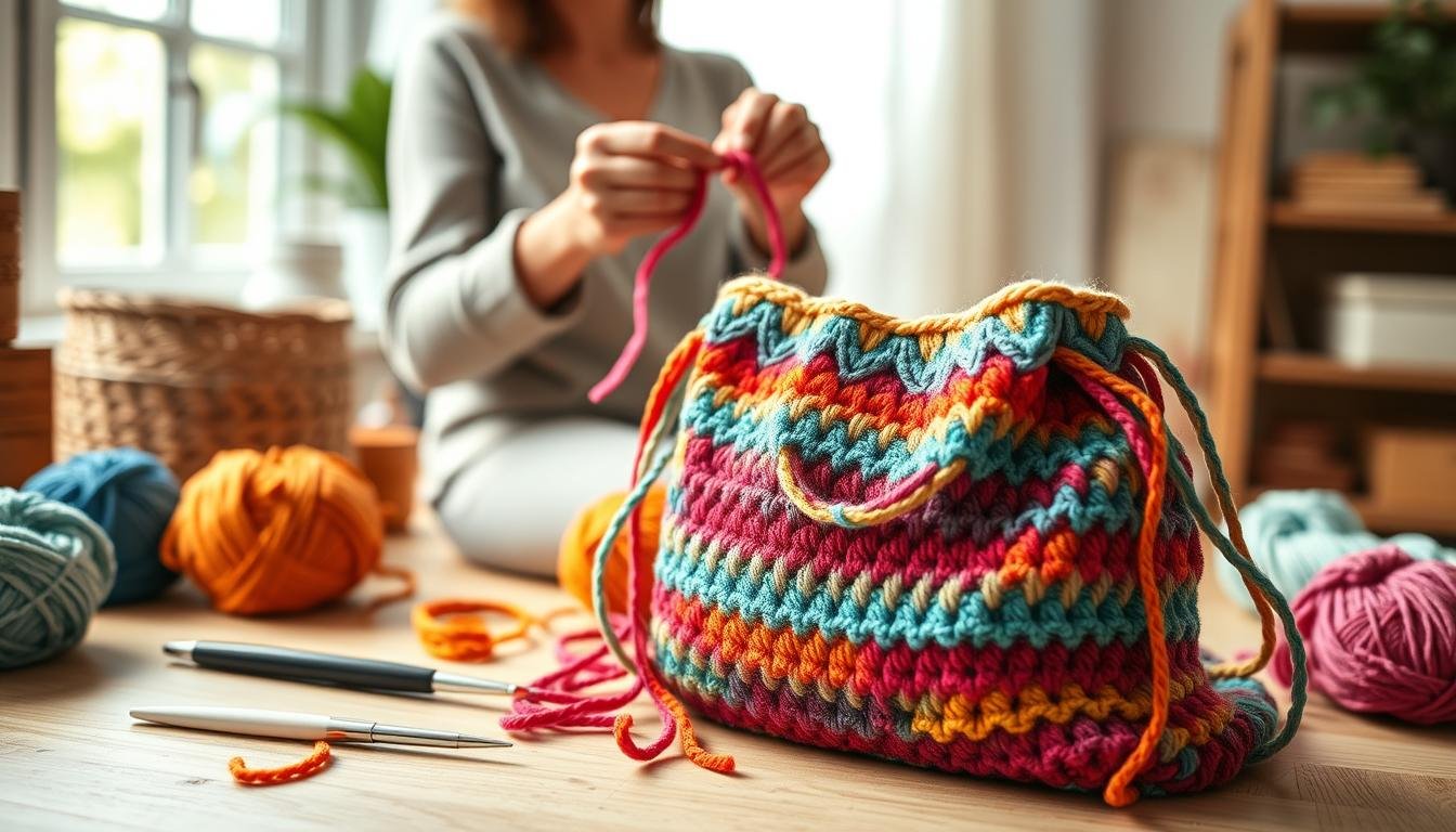 borsa fettuccia uncinetto tutorial