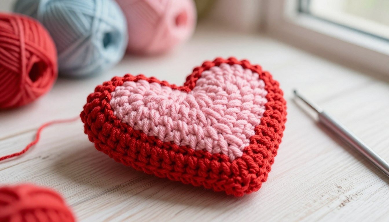 cuore a uncinetto tutorial