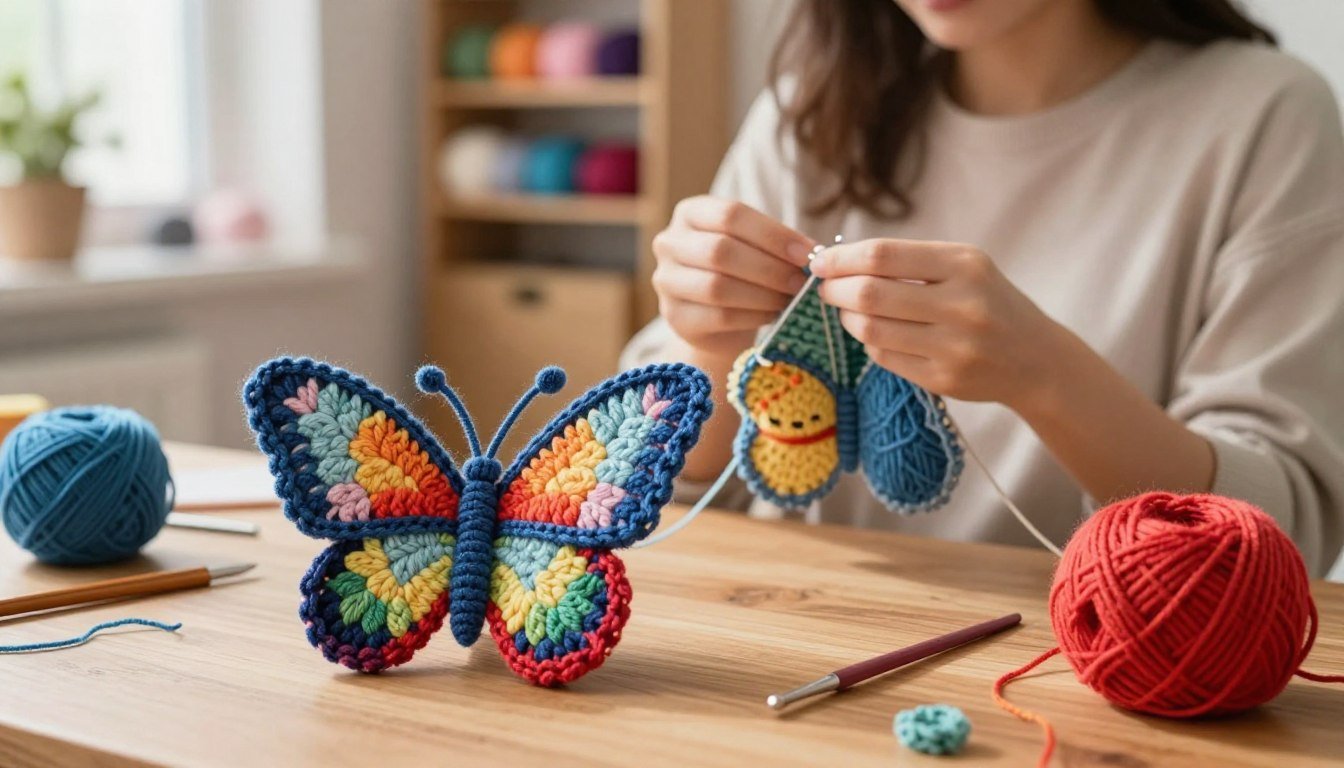 farfalla a uncinetto tutorial
