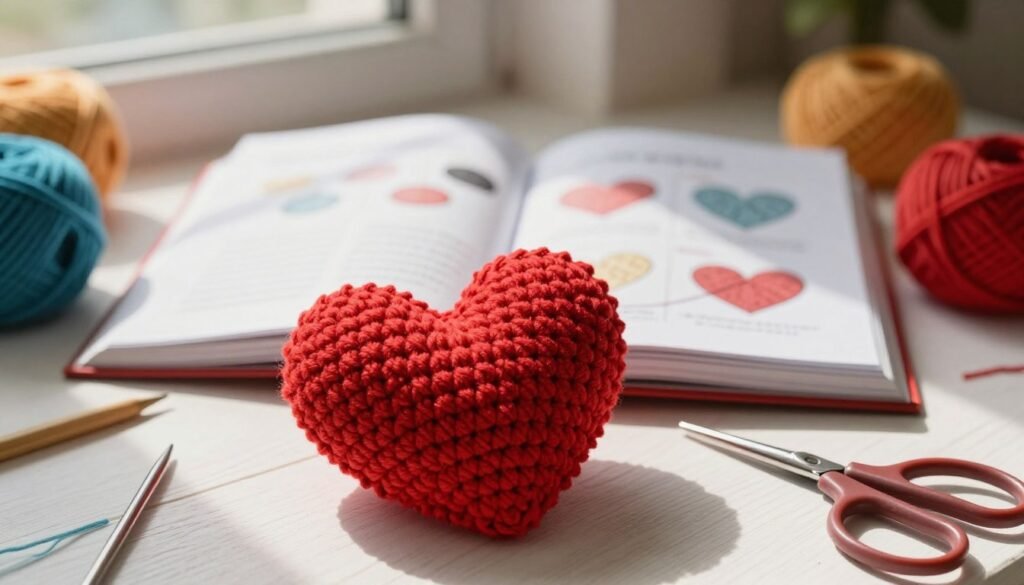 procedimento cuore uncinetto