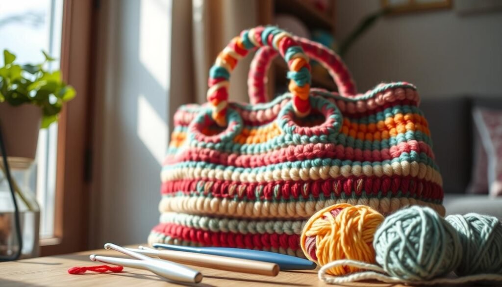 tutorial borsa uncinetto manici tondi