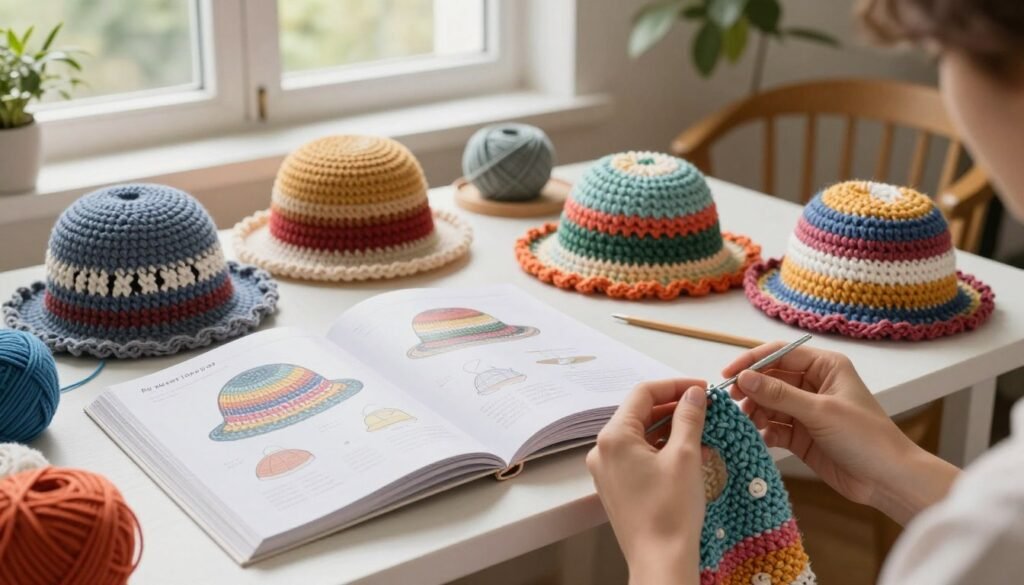 tutorial cappellini uncinetto passo passo