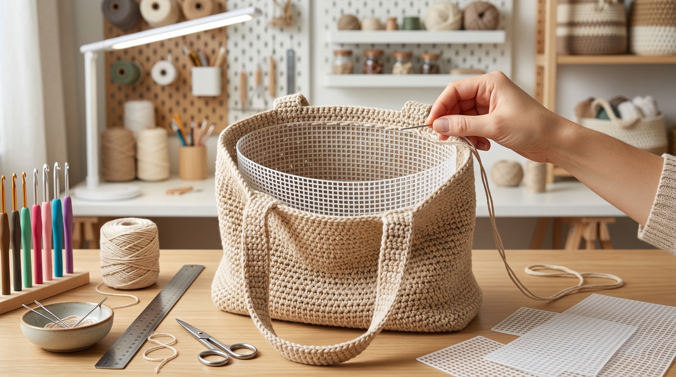 Manico per borsa uncinetto tutorial: tecniche di cucitura per un fissaggio sicuro e forte