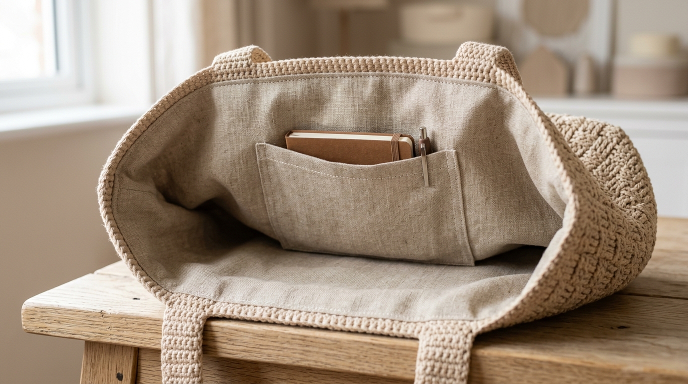 Come cucire fodera borsa uncinetto: i segreti per interni perfetti e tasche ben rifinite