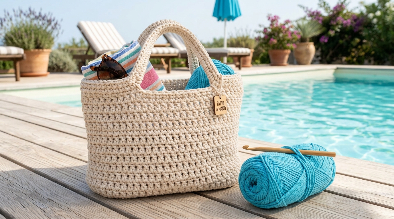Borsa mare uncinetto tutorial facile: punti semplici e veloci per un accessorio estivo top