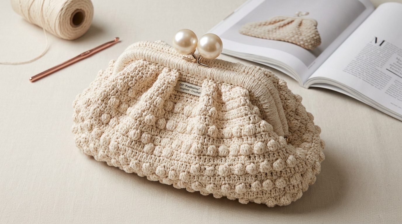 Borsa pasticcino max mara uncinetto tutorial: realizza la famosa borsa iconica fai da te
