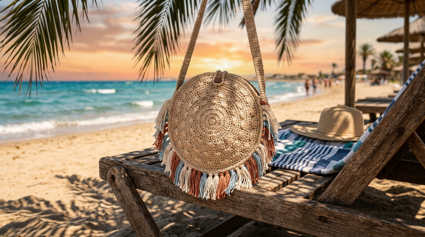 Borsa traforata uncinetto tutorial: il punto pizzo perfetto per accessori leggeri estivi