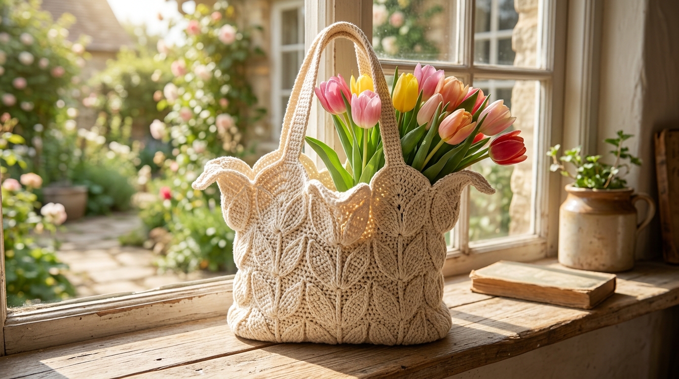 Borsa uncinetto crochet tutorial: lo stile bohémien da copiare subito con filati naturali