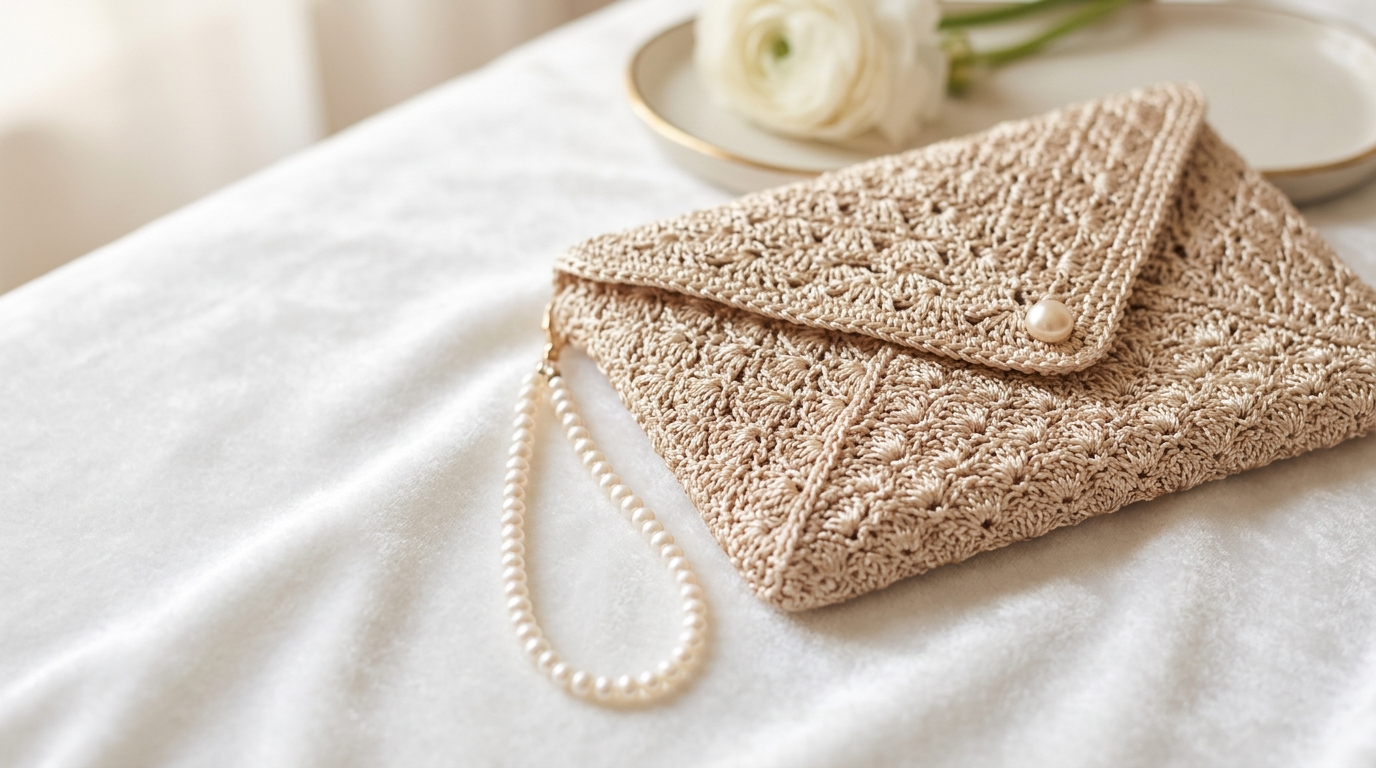 Borsa a busta uncinetto tutorial: crea una pochette elegante per le tue cerimonie speciali