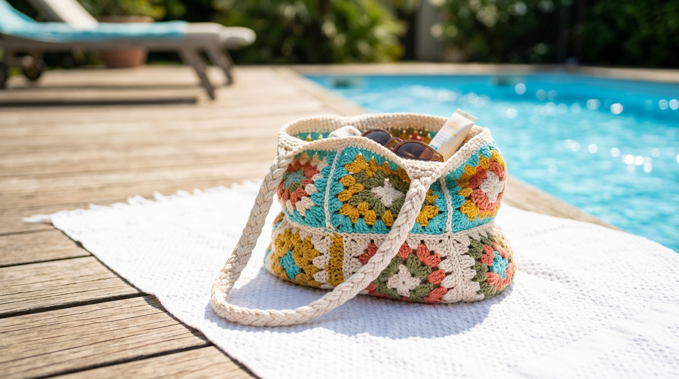 Borsa uncinetto granny tutorial: la guida passo passo per realizzare la borsa dellestate