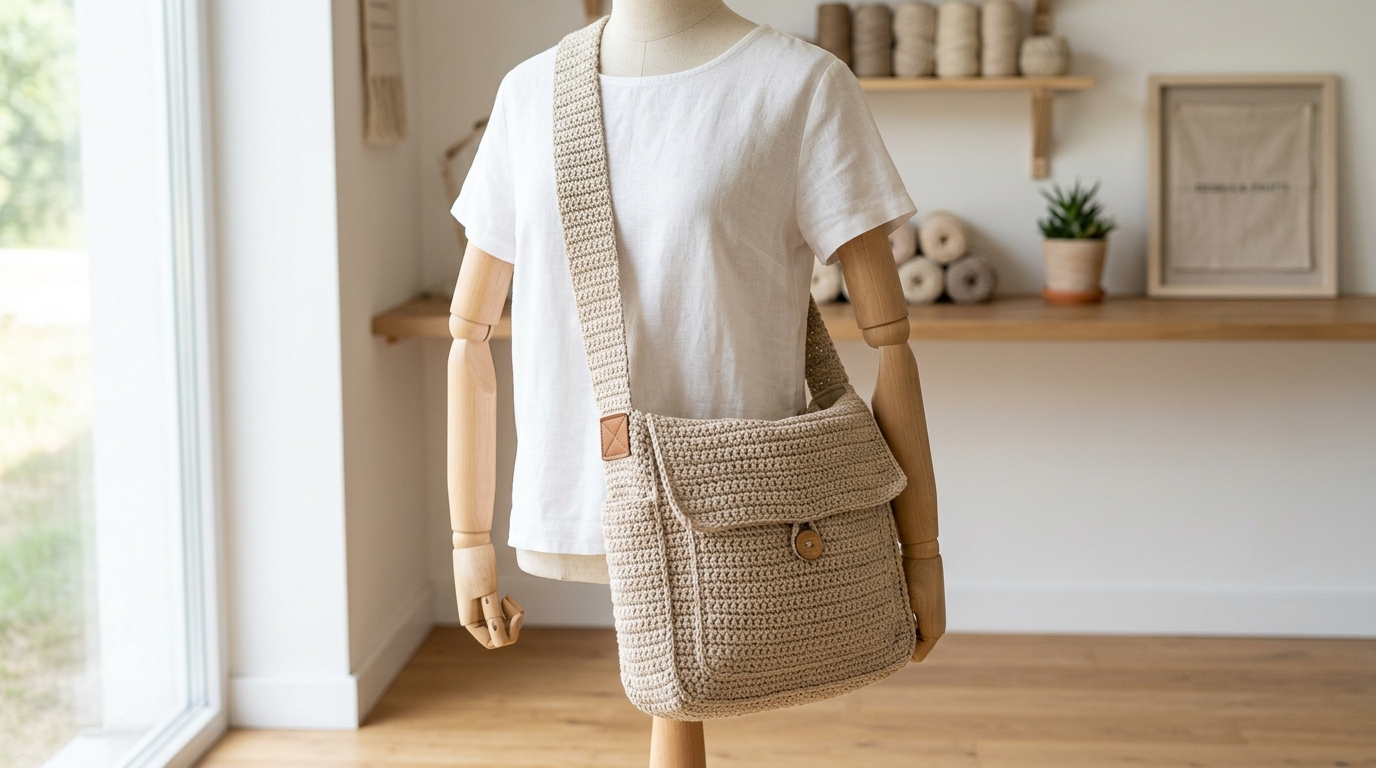 Borsa a tracolla uncinetto tutorial: come fare una borsa comoda e capiente per ogni giorno